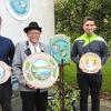 Im Bild zu sehen (von links): Bürgerkönig Peter Cornely, Schützenkönig Andreas Fleder, Jugendkönig Fabian Dobisch.
