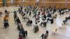 Wegen Corona tagt der Volkacher Stadtrat derzeit in der Mainschleifenhalle. Das Bild stammt von der konstituierenden Sitzung des Gremiums.