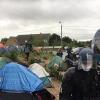 Räumung eines Camps durch die französische Polizei am 10. Juli 2020. Räumung eines Camps durch die französische Polizei am 10. Juli 2020.