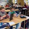 Die Schülerinnen der Volkacher Mädchenrealschule machten sich mit Microsoft Teams vertraut.