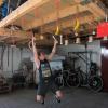 In der Garage seiner Oma hat sich Lukas Kaufmann aus Tiefenthal ein eigenes "Trainingszentrum" für die TV-Show Ninja Warrior gebaut.
