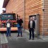Zwei Ehrungen bei der Straßenmeisterei Zeil: Im Bild (von links) Dr. Michael Fuchs (Leiter Staatliches Bauamt Schweinfurt), Elmar Hornung, Elias Dürr, Franz Diem (Dienststellenleiter Straßenmeisterei Zeil) und Harald Schwarz (Personalrat).