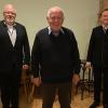 Manfred Roser (Mitte) wurde für 50 Jahre Mitgliedschaft in der CDU geehrt. Im Bild links Vorsitzender  Martin Heuwinkel, rechts  Andreas Lehr, stellvertretender Kreisvorsitzender.