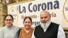Die Pizzeria "La Corona" in Hettstadt und ihre Pächter (von rechts) Singh Baldwinderjit und Jaswinder Kaur mit ihrer Tochter Snower Baldwinderjit.