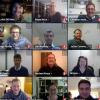Im Bild ein kleiner Teil der Teilnehmer, die per Videochat beim 1. Würzburger KirchenBarCamp verbunden waren.