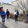 Bei der Übergabe der Auszeichnung an die Firma Elektro Schmitt waren dabei (von links nach rechts): Christian Full, Werktechnikleiter BASF Coatings Würzburg, Markus Dudssus, Mitarbeiter der Firma Elektro Schmitt, Thorsten Schmitt, Inhaber der Firma Elektro Schmitt sowie Dr. Lucia Königsmann, Werkleiterin BASF Coatings Würzburg. Bei der Übergabe der Auszeichnung an die Firma Elektro Schmitt waren dabei (von links nach rechts): Christian Full, Werktechnikleiter BASF Coatings Würzburg, Markus Dudssus, Mitarbeiter der Firma Elektro Schmitt, Thorsten Schmitt, Inhaber der Firma Elektro Schmitt sowie Dr. Lucia Königsmann, Werkleiterin BASF Coatings Würzburg.