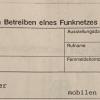 Ein Stück Zeitgeschichte: die Genehmigung für den Übertragungsbetrieb vom Bundesamt für Post und Telekommunikation aus dem Jahr 1993. Ein Stück Zeitgeschichte: die Genehmigung für den Übertragungsbetrieb vom Bundesamt für Post und Telekommunikation aus dem Jahr 1993.