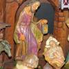 Die Weihnachtskrippe in Sonderhofen.