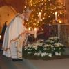Erzbischof Ludwig Schick feierte wie gewohnt und doch anders die Christmette im Dom.