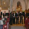 Weihnachtliche Konzerte haben in der St. Matthäus-Kirche in Markt Einersheim Tradition und sorgen regelmäßig für ein voll besetztes Gotteshaus. Kirchenmusikdirektorin und Kantorin Marianne Schmidt (Mitte) hatte 2017 ein Bläserensemble zu Gast.