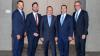Der stellvertretende Vorstandsvorsitzende Michael Reif (von links) zusammen mit Christian Machon (ehemaliger Aufsichtsratsvorsitzender), Peter Klett (neuer Aufsichtsratsvorsitzender), Tobias Herzog (Mitglied des Vorstandes) und Markus Merz (Vorstandsvorsitzender). Das Archivbild wurde vor der Corona-Pandemie aufgenommen.