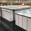 Der Aufbau des Kreisimpfzentrums in der Sporthalle der Beruflichen Schule in Bad Mergentheim geht mit großen Schritten voran. Der Betrieb wird am Freitag, 15. Januar, aufgenommen.