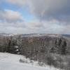 Ein Winterparadies im Spessart: Blick von Sohlhöhe in Richtung Bayerische Schanz.