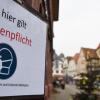 Maskenpflicht gilt unter anderem in der Hauptstraße in Lohr.