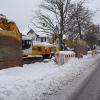 Die Kanalerneuerung in Langenleiten ist in der Winterpause. Die Kanalerneuerung in Langenleiten ist in der Winterpause.