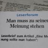 Leserforum: Geheimniskrämerei des Landratsamtes