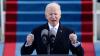 Präsident Joe Biden spricht während der 59. Amtseinführung des Präsidenten im US-Kapitol in Washington nachdem er vereidigt wurde.