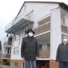 Oskar Friedel wechselte vom Aufsichtsrat in den Vorstand der Baugenossenschaft für den Landkreis Kitzingen. Neuer Vorstandssprecher ist Oskar Münzer, der die Nachfolge von Robert Finster (von links) antrat.