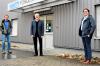 50 Jahre Seith Fördertechnik: Firmengründer Hermann Seith (Mitte) mit seinen Söhnen Karl (links) und Johannes.