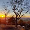 Abendstimmung auf der Luitpoldhöhe über Bad Neustadt