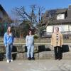 Coronakonform, bei schönstem Sonnenschein, im Garten des evang.-luth. Kindergartens St. Markus in Kürnach. Auf dem Bild zu sehen (von links): stellv. Leitung: Sylvia Schraud, Leitung: Ramona Schmitt, die Jubilarin: Bianke Lischka, Vertrauensfrau des Kirchenvorstands: Gerda Köllmer, Pfarrer Frank Hofmann-Kasang: Träger.
