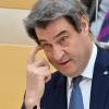 Muss sich im Landtag viel Kritik an seinem Corona-Krisenmanagement anhören: Bayerns Ministerpräsident Markus Söder (CSU).