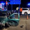 An der Autobahnauffahrt bei Eltmann stießen am Freitagabend zwei Autos zusammen. Dabei wurden drei Personen verletzt.