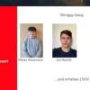 Das Siegerteam, die Shniggy-Gang, im Raum Main-Spessart (von links): Teamkapitän Niklas Hausmann mit seinen zwei Teamkollegen Jan Herold und Torben Reinhart bei der digitalen Siegerehrung.
