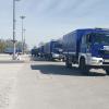 Corona-Transportlogistik des THW im April 2020.