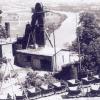 Die Kalkbrennanlage auf dem Gutsberg um 1950.