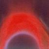 Das Gemälde "Der Regenbogen brennt II" von Otto Piene entstand aus Ölfarben, Feuer und Rauch.