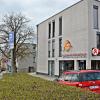 Die Apotheke am Krankenhaus wird für mehrere Monate in einen Container umziehen. Der  wird direkt vor dem Gebäude platziert.