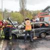 Am Mittwoch brannte ein Auto auf dem Lidl-Parkplatz in der Stuttgarter Straße komplett aus.