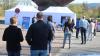  Vor dem Corona-Schnelltest-Zentrum auf der Lohrer Mainlände herrschte am Dienstag zeitweise großer Andrang. Es kam zu längeren Wartezeiten.