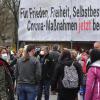 Impression der zweiten SWADS-Demo im April auf dem Volksfestplatz. Die für den 1. Mai geplante Veranstaltung wurde kurzfristig abgesagt.