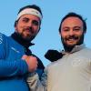 Co-Trainer Marco Zeitz und der stellvertretende OFV-Vorsitzende Sandro Michel freuen sich über die gelungene Laufaktion im Sinne der Inklusion Bayern.