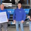 Das Foto zeigt (von links) Ralf Jakob sowie Tobias und Norbert Nagler.