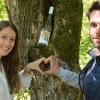Annalena Albrecht, Winzertochter aus dem Weinparadies, und Peter Leipold, Jungwinzer von der Mainschleife, haben anlässlich ihrer Hochzeit einen ganz besonderen Wein kreiert.