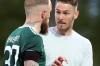 Der Trainer und sein verlängerter Arm: FC-05-Coach Tobias Strobl (rechts) schätzt die enorme Erfahrung des Schweinfurter Neuzugangs Daniel Adlung.