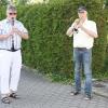 Valentin Endres und Gerhard Schild beim Musizieren.