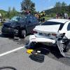 Ein schwerer Unfall ereignete sich am Freitagnachmittag auf der A 70 bei Stettfeld. Zwei junge Frauen wurden dabei verletzt.