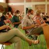 Die Gottesdienstbesucher durften ihre Wünsche an den künftigen Pastoralen Raum Bergtheim-Fährbrück formulieren. Die Gottesdienstbesucher durften ihre Wünsche an den künftigen Pastoralen Raum Bergtheim-Fährbrück formulieren.