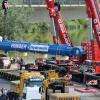 Ein rund 23 Meter langer und 210 Tonnen schwerer Hydraulikzylinder der Firma Hunger trat am Mittwoch per Schiff seine Reise nach China an.
