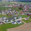 Die Ortsansicht von Limbach: Links hinten im Foto verläuft die A8.