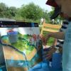 Kinder erkunden spielerisch den Weg des Trinkwassers. Kinder erkunden spielerisch den Weg des Trinkwassers.