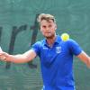 Johannes Markel, Mannschaftsführer beim TC Weiß-Blau Würzburg in der Zweiten Bundesliga Süd der Männer, verlor sein Spiel gegen Moritz Baumann, der einst auf Position 360 der Weltrangliste stand (Archivfoto).