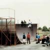 Die alte Halfpipe in den 90ern war eine richtige Herausforderung und sehr gefährlich. Die alte Halfpipe in den 90ern war eine richtige Herausforderung und sehr gefährlich.