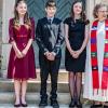 Zwei Mädchen und ein Junge feierten  in Zeil am Main das Fest ihrer Konfirmation. Den feierlichen Gottesdienst in der Himmelfahrtskirche hielt Pfarrerin Doris Otminghaus.