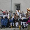 Flotte Klänge: Die große Kapelle des Musikvereins Fladungen begeisterte die Besucher des Marktplatz-Konzertes mit ihren Darbietungen.