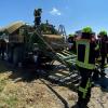 Am Freitagnachmittag geriet auf einem Feld am Ortsausgang von Dingolshausen in Richtung Michelau eine Ballenpresse in Brand. Die Feuerwehren aus Dingolshausen und Gerolzhofen hatten die Flammen rasch gelöscht.